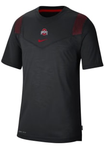 Nike Ohio State Buckeyes Black Sideline Player Short Sleeve T Shirt