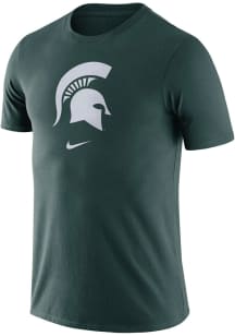 Nike Michigan State Spartans Green Asbury Logo Short Sleeve T Shirt