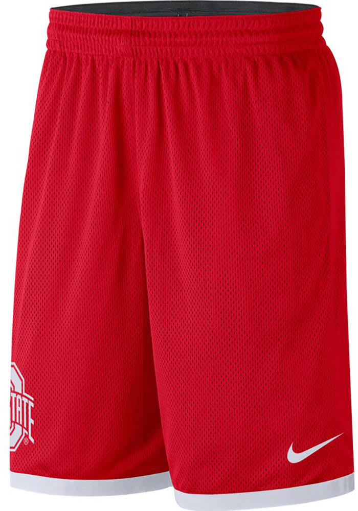 Nike Ohio State Buckeyes Mens Red Dry Short Shorts