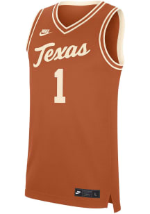 Nike Texas Longhorns Burnt Orange Retro Replica Jersey