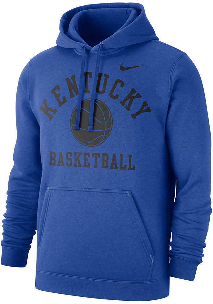 Nike Kentucky Wildcats Club Basketball Hoodie - Blue