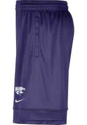 Nike K-State Wildcats Mens Purple Fast Break Shorts