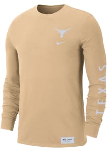 Nike Texas Longhorns Burnt Orange Seasonal College Campus Long Sleeve T Shirt