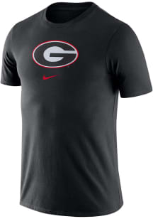 Nike Georgia Bulldogs Black Essential Logo Short Sleeve T Shirt
