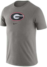 Nike Georgia Bulldogs Grey Essential Logo Short Sleeve T Shirt