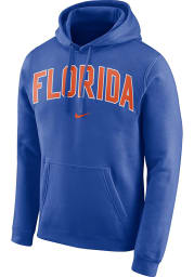 Nike Florida Gators Mens Blue Club Fleece Arch Long Sleeve Hoodie
