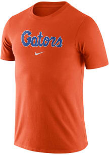 Nike Florida Gators Orange Essential Wordmark Short Sleeve T Shirt