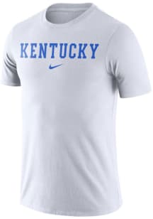 Nike Kentucky Wildcats White Essential Wordmark Short Sleeve T Shirt