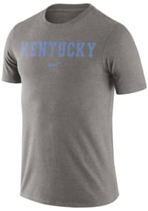 Nike Kentucky Wildcats Grey Essential Wordmark Short Sleeve T Shirt