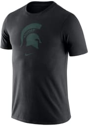 Nike Michigan State Spartans Black Essential Logo Short Sleeve T Shirt