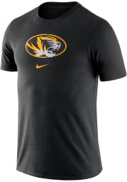 Nike Missouri Tigers Black Essential Logo Short Sleeve T Shirt