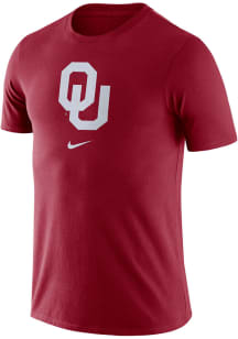 Nike Oklahoma Sooners Crimson Essential Logo Short Sleeve T Shirt