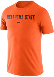Nike Oklahoma State Cowboys Orange Essential Wordmark Short Sleeve T Shirt