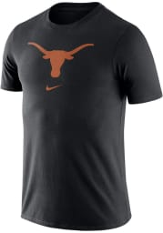 Nike Texas Longhorns Black Essential Logo Short Sleeve T Shirt