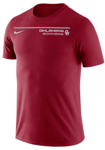 Nike Oklahoma Sooners Crimson Icon Short Sleeve T Shirt