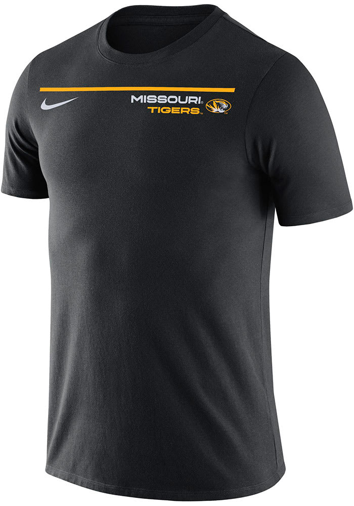 Nike Missouri Tigers Black Football Short Sleeve T Shirt
