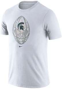 Nike Michigan State Spartans White Football Legend Short Sleeve T Shirt
