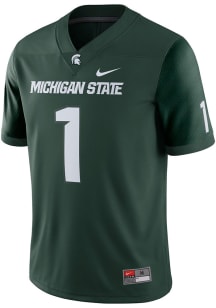Nike Michigan State Spartans Green Home Game Football Jersey