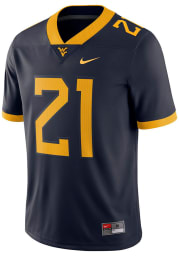 Nike West Virginia Mountaineers Navy Blue Home Game Football Jersey