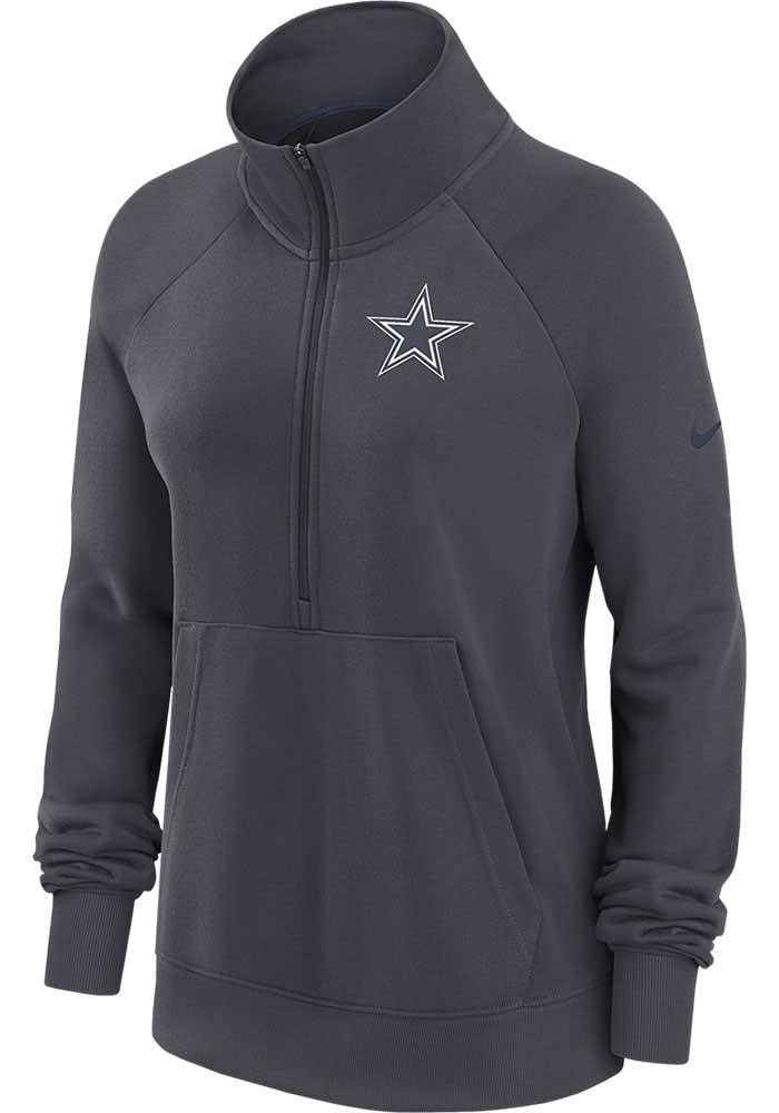 Women's '47 Oatmeal Dallas Cowboys Harper Pullover Hoodie