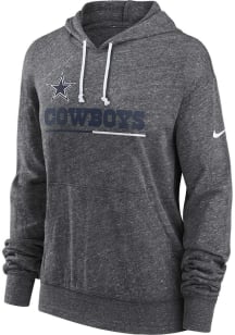 Nike Dallas Cowboys Womens Grey Team Spirit Hooded Sweatshirt