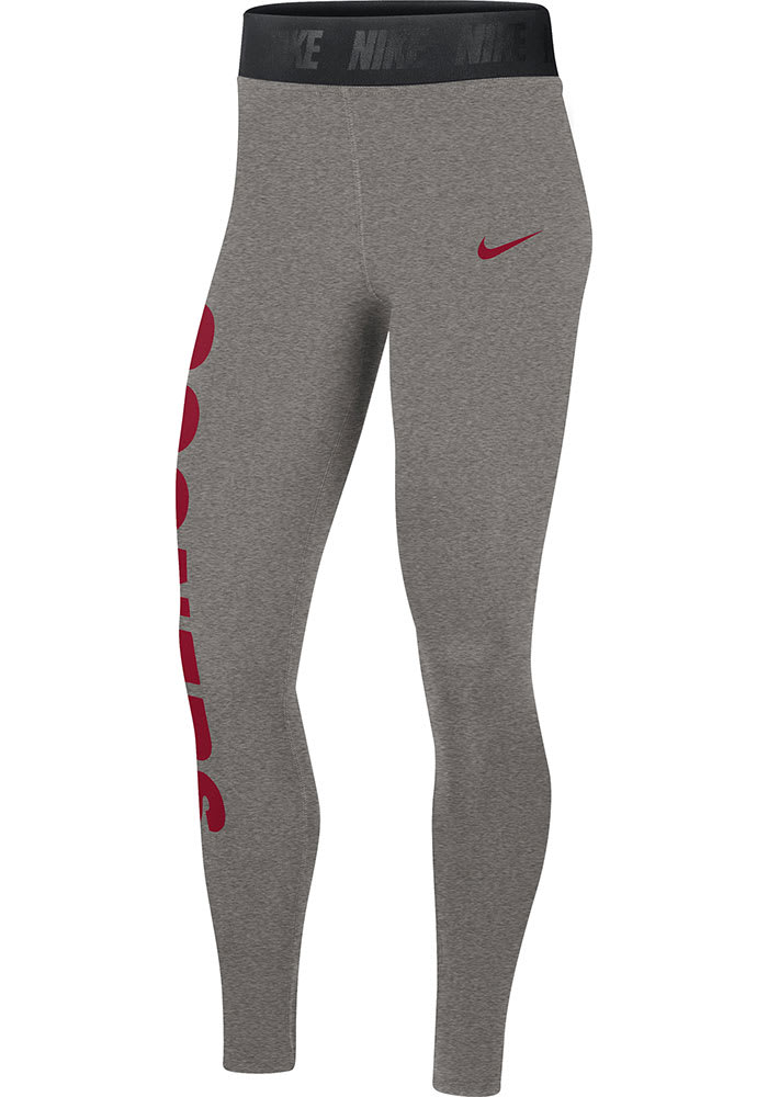 Nike Oklahoma Sooners Womens Grey High Waist Legging Pants