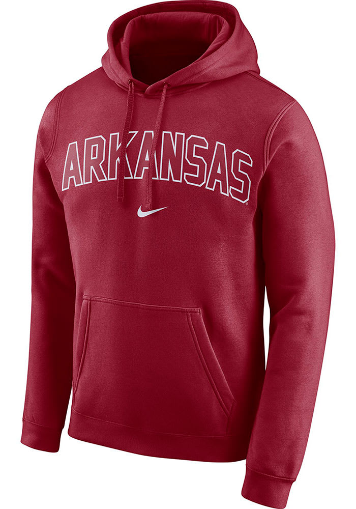 white nike arkansas razorback pullover