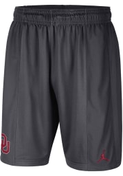 Nike Oklahoma Sooners Mens Grey DriFIT Jordan Knit Shorts