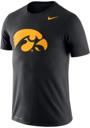 Nike Iowa Hawkeyes Black Legend Logo Short Sleeve T Shirt