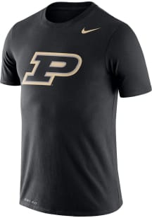 Purdue Boilermakers Black Nike Legend Logo Short Sleeve T Shirt