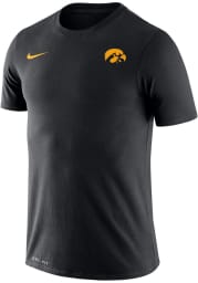 Nike Iowa Hawkeyes Black Legend Small Logo Short Sleeve T Shirt