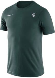 Nike Michigan State Spartans Green Legend Small Logo Short Sleeve T Shirt