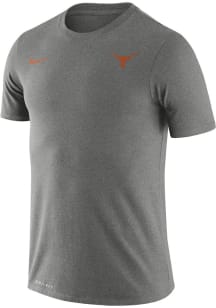 Nike Texas Longhorns Grey Legend Small Logo Short Sleeve T Shirt