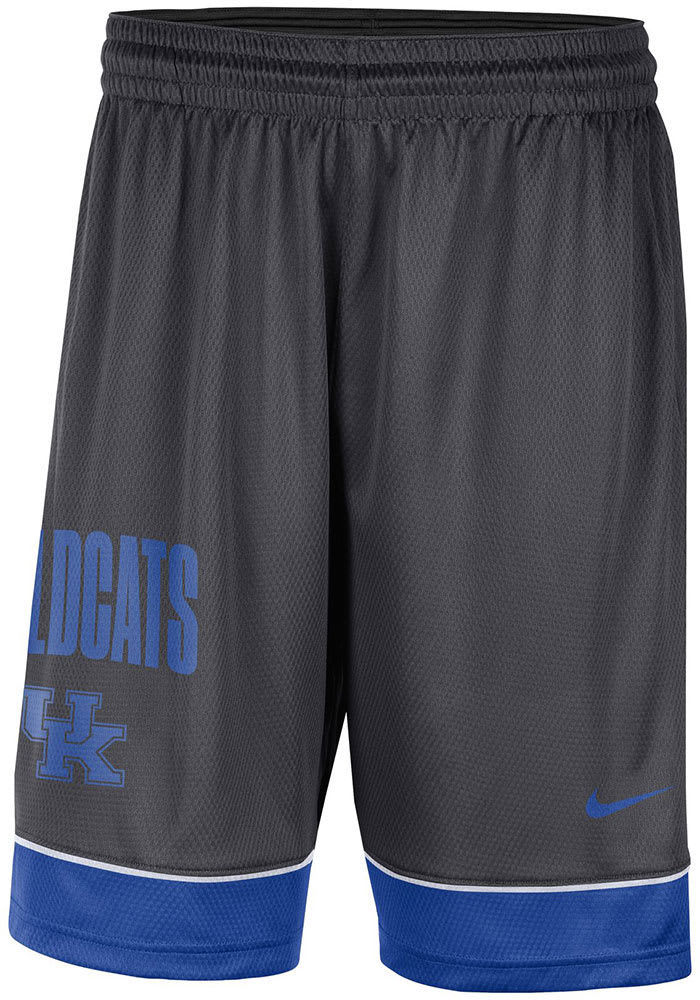 Nike Kentucky Wildcats Mens Grey Fast Break Shorts