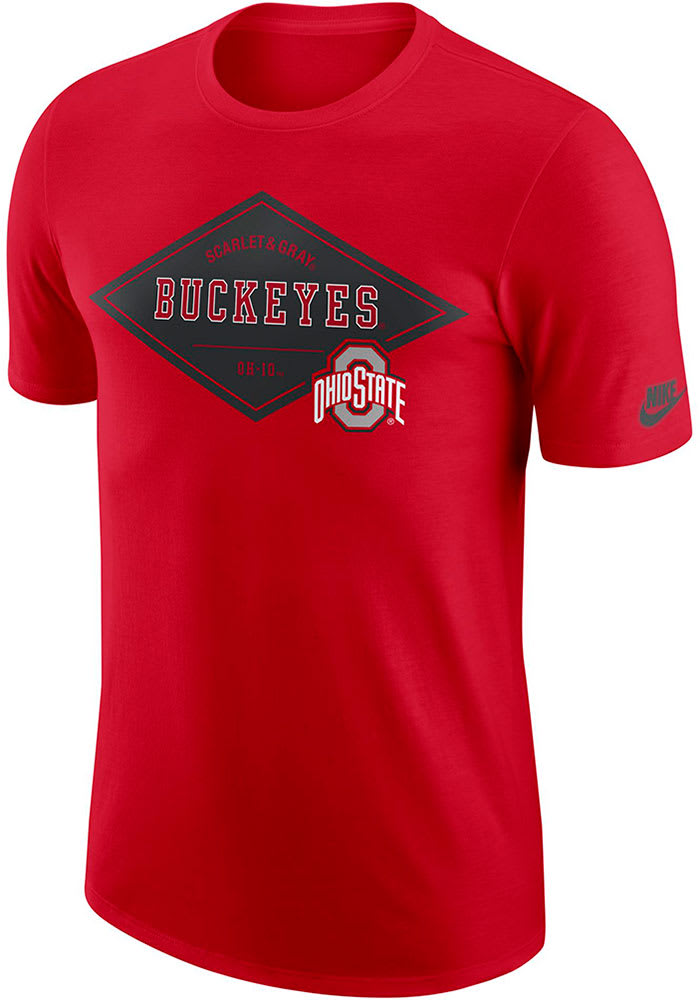 Nike Ohio State Buckeyes Red Legend Modern Short Sleeve T Shirt