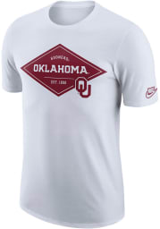 Nike Oklahoma Sooners White Legend Modern Short Sleeve T Shirt