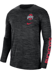 Nike Ohio State Buckeyes Black Velocity Legend GFX Long Sleeve T-Shirt