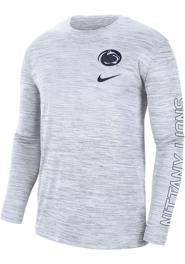 Nike Penn State Nittany Lions White Velocity Legend GFX Long Sleeve T-Shirt