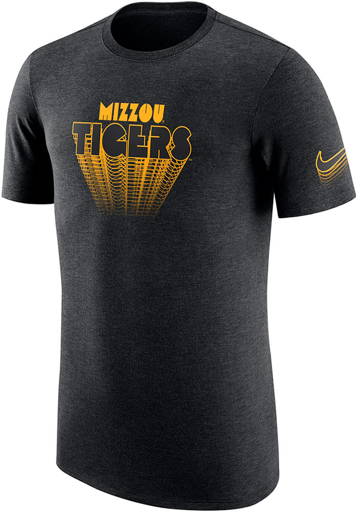Nike Missouri Tigers Black College Triblend Short Sleeve Fashion T Shirt