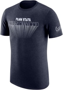 Nike Penn State Nittany Lions Navy Blue College Triblend Short Sleeve Fashion T Shirt
