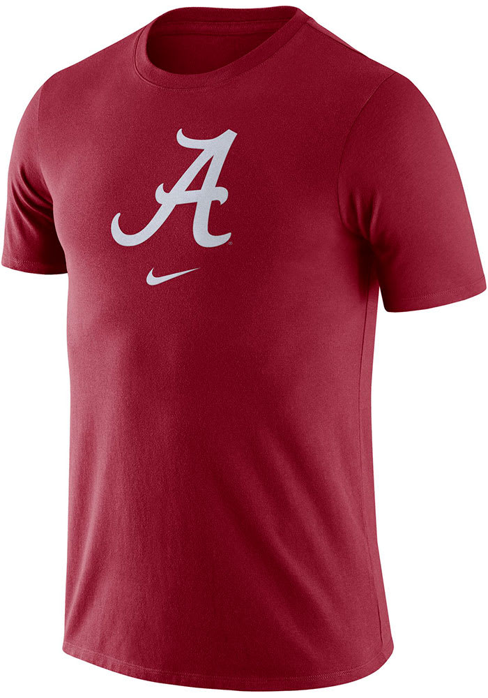 Nike Alabama Crimson Tide Crimson Essential Logo Short Sleeve T Shirt