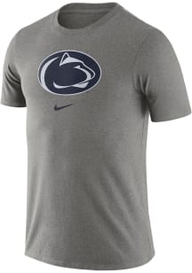 Nike Penn State Nittany Lions Grey Essential Logo Short Sleeve T Shirt