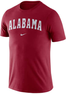 Nike Alabama Crimson Tide Crimson Essential Wordmark Short Sleeve T Shirt