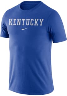 Nike Kentucky Wildcats Blue Essential Wordmark Short Sleeve T Shirt
