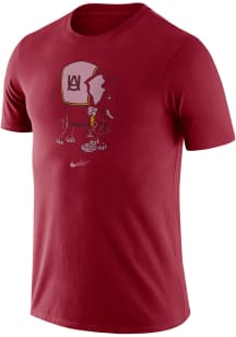Nike Alabama Crimson Tide Crimson Triblend Old School Logo Short Sleeve Fashion T Shirt