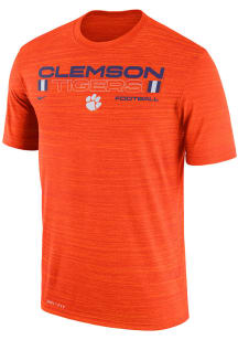 Nike Clemson Tigers Orange Velocity Legend Football Short Sleeve T Shirt