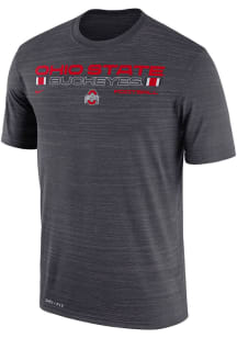 Ohio State Buckeyes Black Nike Velocity Legend Football Short Sleeve T Shirt