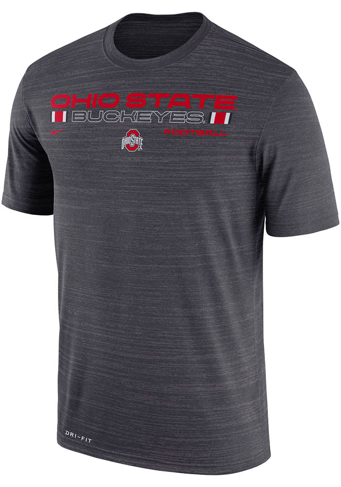 Nike Ohio State Buckeyes Black Velocity Legend Football Short Sleeve T Shirt