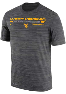 Nike West Virginia Mountaineers Grey Velocity Legend Football Short Sleeve T Shirt