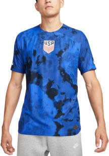 USMNT Mens Nike Replica Soccer Away Match Jersey - Blue